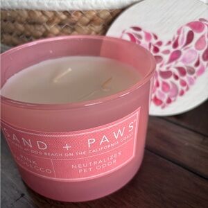 Sand + Paws Pink Scented Candle